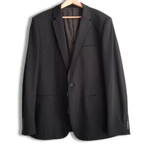 X SUIT Comfort Stretch Blazer Jacket Black Men's Sz 48
